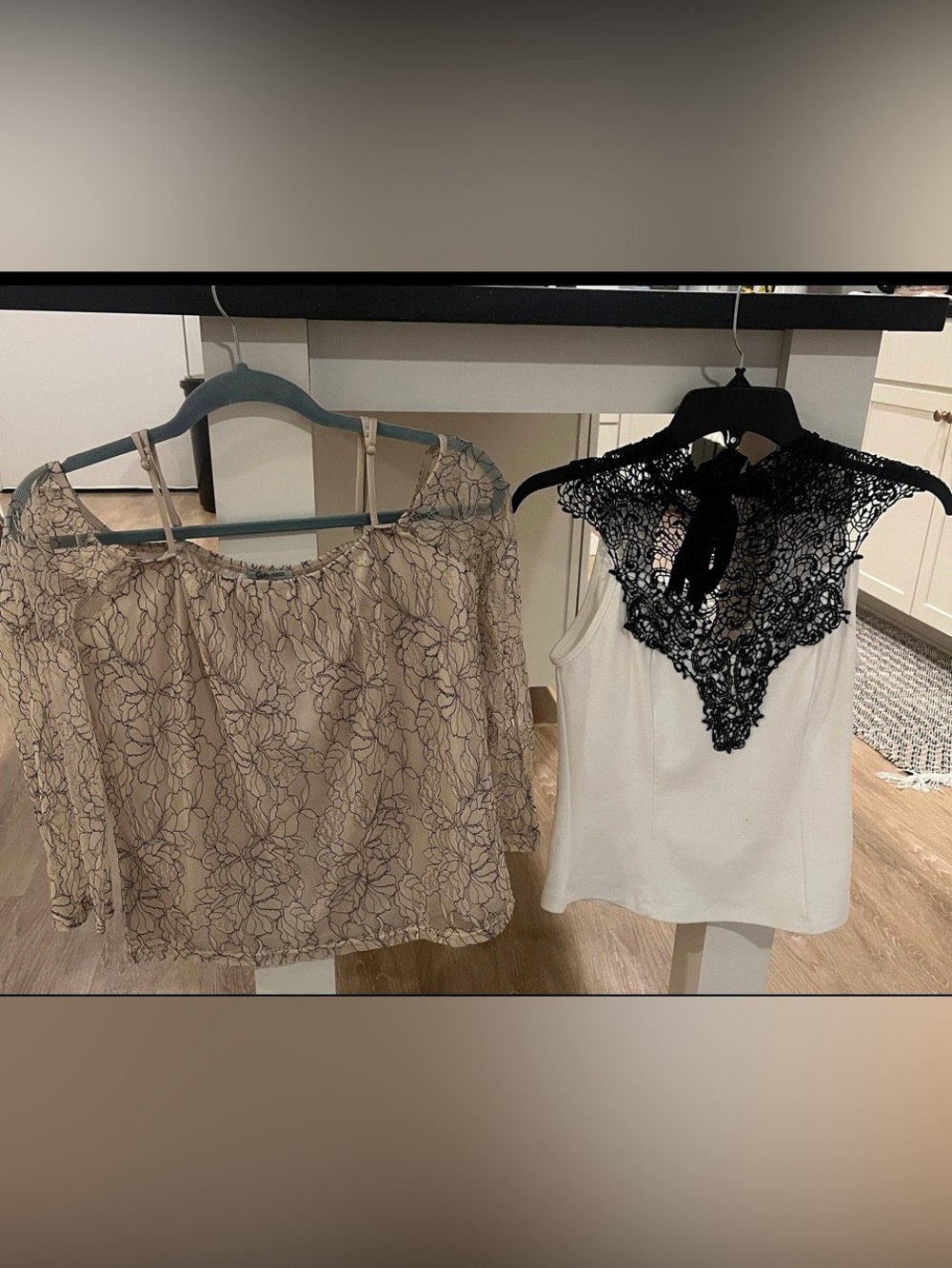 Charlotte Russe Lace 2 Tops Bundle – Size Small